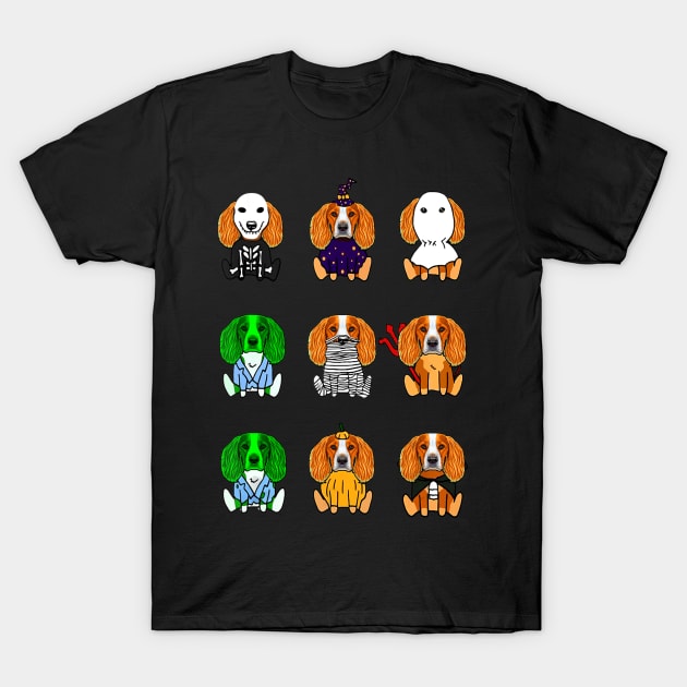 Halloween Shirt English Springer Spaniel T-Shirt by ChristianCrecenzio